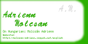 adrienn molcsan business card